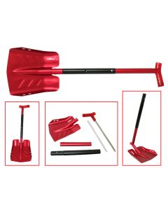 Sno-X Snow showel with saw, Red Aluminum - 92-12500-2