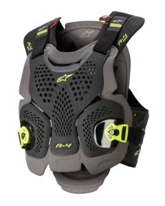 Alpinestars Protection Vest A-4 Max Black/Yellow Fluo