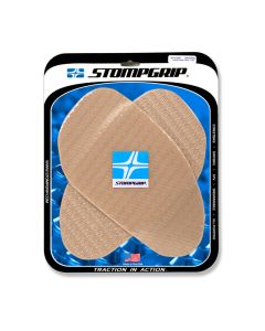 Stompgrip Universal Large Street Bike Tank Grips - Icon : Clear