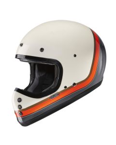 HJC Helmet V60 Scoby White/Orange/Grey MC7