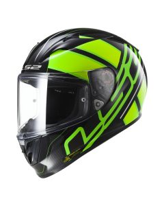 LS2 Helmet FF323 Arrow Ion Black/Fluo Green