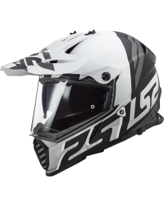 LS2 Helmet MX436 Pioneer Evo Evolve White/Matt Black