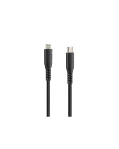 Optiline Silicon cable Usb A > Usb Type C - 20 cm