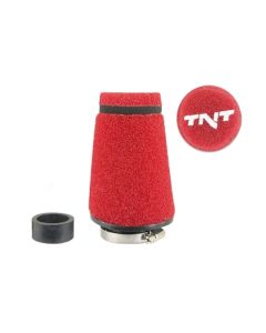 TNT Air filter, Speed, Red, Connection Ø 28/35mm, (Ø 70 - 48mm x l. 100mm) (302-0834-2)