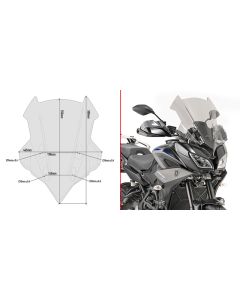 Givi Windshield 55x46,5cm Tracer 900 18- - D2139S
