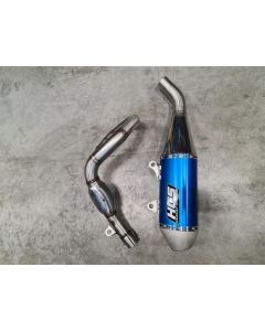 HGS Exhaust system 4T Complete set new design KTM450SX-F 19- Blue - XF-419-CCB