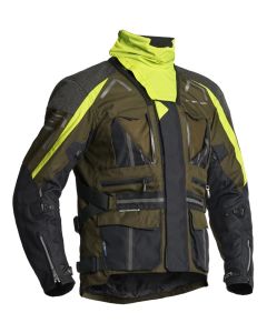 Lindstrands Textile jacket Oman Black/kiwi