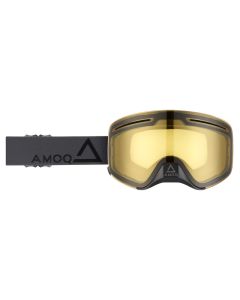 AMOQ Vision Vent+ Magnetic Goggles Dark Grey-Black - Yellow