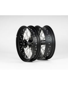 Sixty5 KTM/HVA/GasGas Supermoto Black/Black wheel set 3.5-17/5.0-17