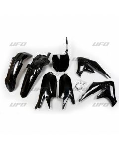 UFO Plastic kit 5-parts Black 001 YZ250F 19-, YZ450F 18-