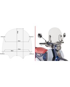 Givi Specific fitting kit for 1168A Honda Super Cub C125 (18) (A1168A)