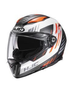 HJC Helmet F70 Carbon Kesta Black/Orange MC6HSF