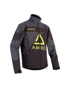 AMOQ Snowcross Jacket YOUTH Black/Dk Grey/HiVis