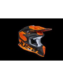 Just1 Helmet J-18 F Hexa Orange/Titanium/Black