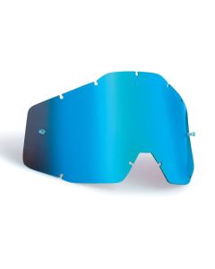 FMF POWERBOMB/CORE YOUTH Replacement Lens Anti-Fog Blue Mirror