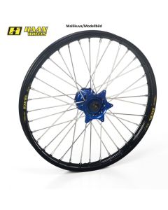 Haan wheel YZF 250/450 14- 21-1,60 BLUE HUB/BLACK RIM - 1 55219/3/5
