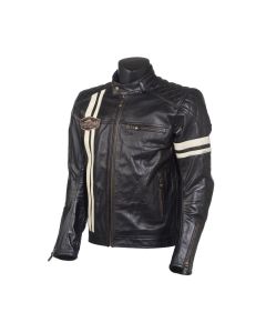 Grand Canyon Bikewear Leather Jacket Kirk Big Size Black
