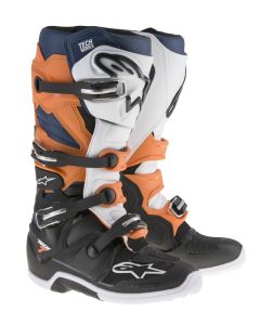Alpinestars Boot Tech 7 Black/White/Orange/Blue