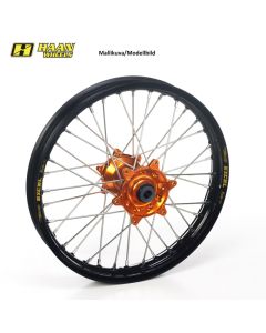 Haan wheel SX&SXF 23- 19-2,15 ORANGE HUB/BLACK RIM - 1 36816/3/10