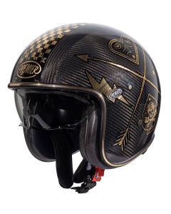 Premier Helmet Vintage Evo Carbon NX Gold Chrom