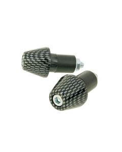 Bar end, 17,5mm, Carbon-style