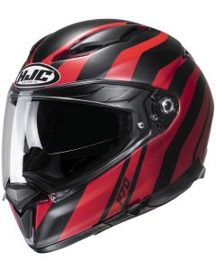 HJC Helmet F70 Galla Black/Red MC1