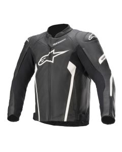 Alpinestars Leather jacket Faster v2 Black/White