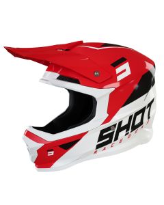 Shot Helmet Furious Chase Red White Glossy