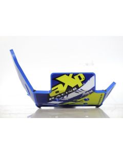 AXP Xtrem HDPE Skid Plate Blue Sherco SEFR250-SEFR300 12-18 - AX1435