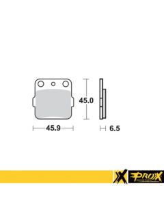 ProX Rear Brake Pad YZ80/85 '93-23 - 37.200802