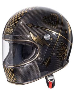 Premier Helmet Trophy Carbon NX Gold Chromed