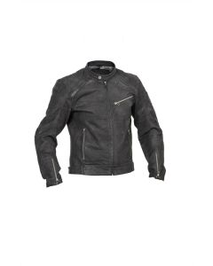 Halvarssons Leather Jacket Sandtorp Black