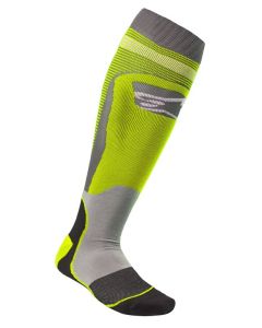 Alpinestars Socks MX Plus-1 Fluo Yellow/Gray