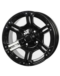 BSK Wheel 14x7 4/110 4+3 Black