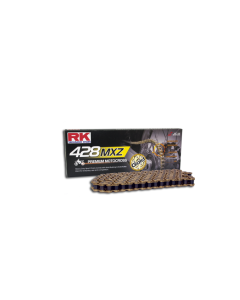 RK GB428MXZ Offroad/Street Chain Gold +CL (Connect.link) (GB428MXZ-126+CL)