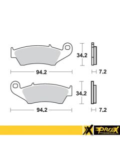 ProX Front Brake Pad CRF250/450R '02-20 + KX250F/450F '04-20 - 37.103202