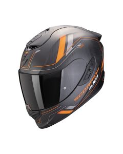 Scorpion Helmet EXO-1400 EVO II AIR Carbon Mirage mattblack/orange