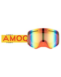 AMOQ Vision Vent+ Magnetic Goggles Yellow/Red - Red Mirror