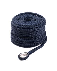 Qvarken Anchor Rope Dockline with thimble 12mm 35m navy