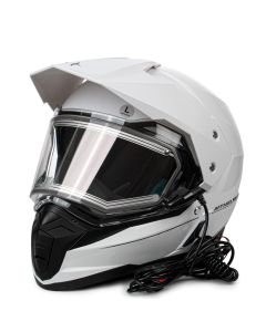 MT Duo Sport, white, with electric visor