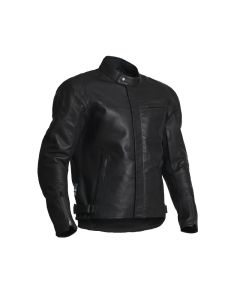 Halvarssons Leather Jacket Mangen Black