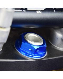 Scar Steering Stem Nut & Tool - Honda/Suzuki/Yamaha Blue Color (3.24100N)