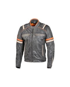 Grand Canyon Bikewear Leather Jacket Colby Big Size Grey