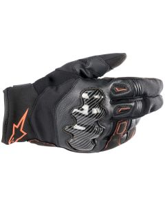 Alpinestars Glove SMX-1 Waterproof Black/Red Fluo