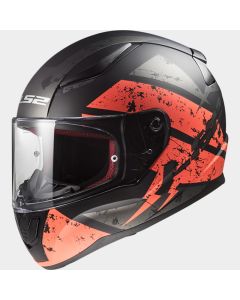 LS2 Helmet FF353 Rapid Deadbolt Matt Black/Orange
