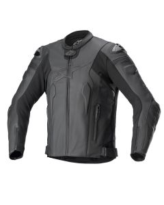 Alpinestars Leather jacket Missile v2 Black/Black