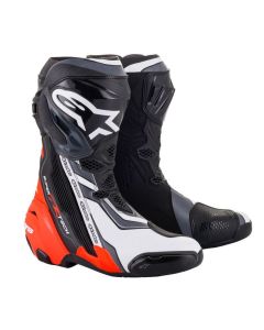 Alpinestars Boot Supertech R v2 Black/Fluo Red/White
