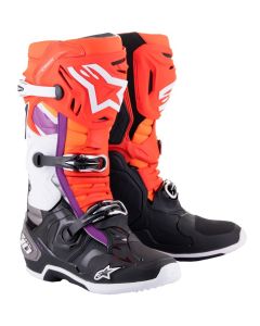 Alpinestars Boot Tech 10 Black/Red Fluo/Orange