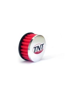 TNT Air filter, R-Box, Red, Connection Ø 28/35mm, (Ø 85mm l. 39mm) (302-0833-2)