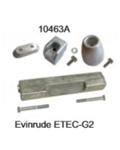 Perf metals anode kit Johnson/Evinrude E-TEC G2 Marine - 126-1-104630